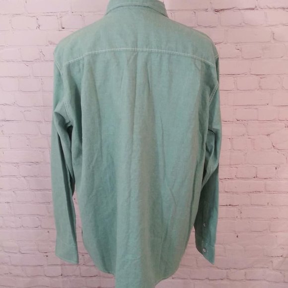 Tommy Bahama RELAX Seaside Flannel Shirt Sz XLT - Picture 6 of 12